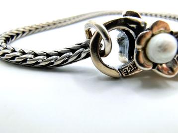 Zilveren Trollbeads armband, basic, 20 cm beschikbaar voor biedingen