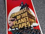 Conquest Of The Planet Of The Apes insert poster, Verzamelen, Posters, Gebruikt, Rechthoekig Staand, Film en Tv, Ophalen