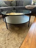 Salontafel metaal zwart (doorsnede 80 cm), Huis en Inrichting, Tafels | Salontafels, Ophalen, 50 tot 100 cm, Rond, 50 tot 100 cm