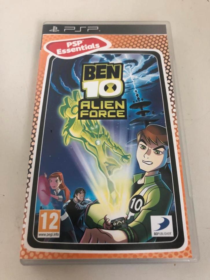 Ben 10 Alien Force - PSP, Spelcomputers en Games, Games | Sony PlayStation Portable, Gebruikt, Avontuur en Actie, 1 speler, Vanaf 12 jaar