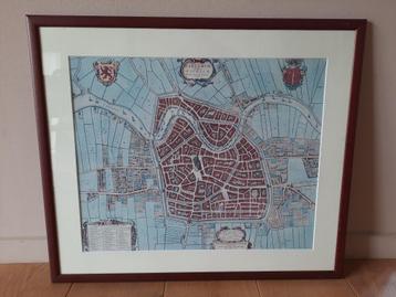 Ets, Plattegrond Haarlem Stad, 1646.  beschikbaar voor biedingen
