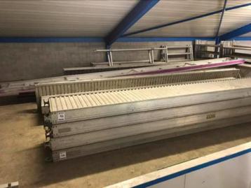 Diverse Aluminium loopbruggen van 3,5 tot 6.5 meter lang beschikbaar voor biedingen
