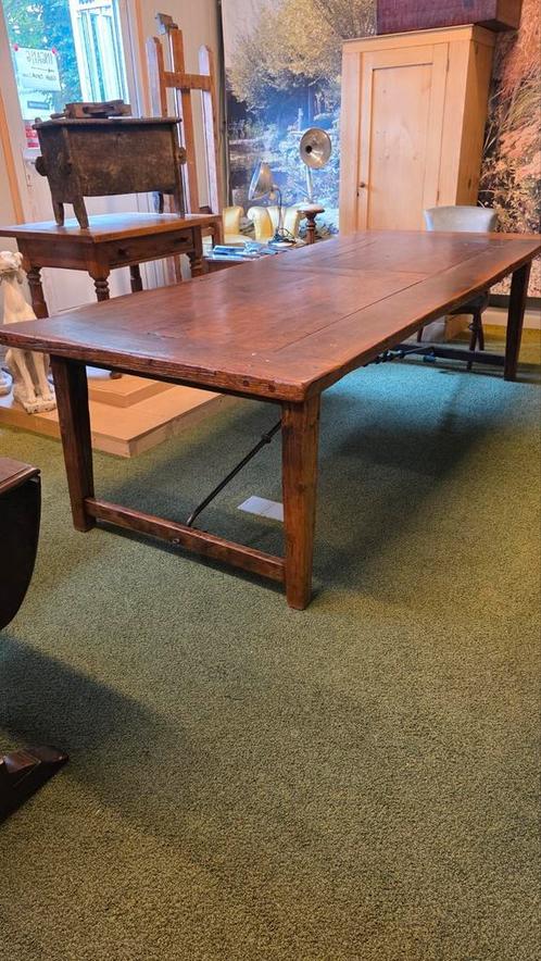 Super antieke Franse boeren eettafel 274 cm, Antiek en Kunst, Antiek | Meubels | Tafels, Ophalen