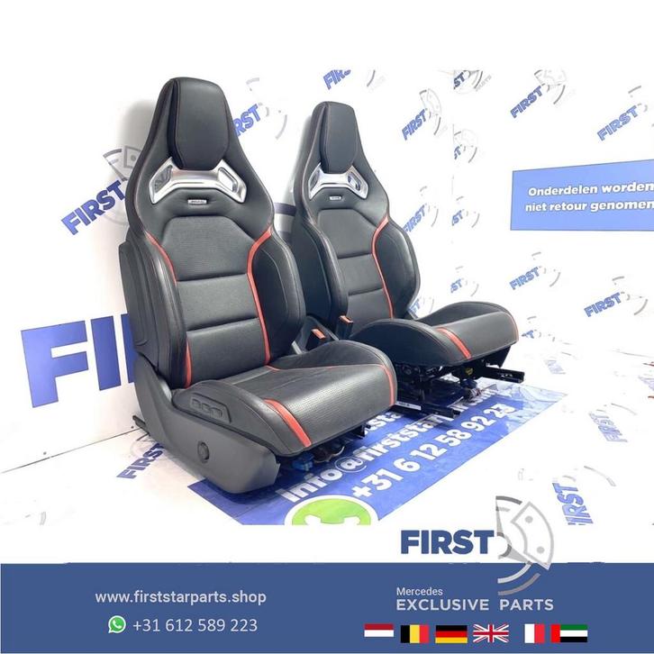 W176 A45 AMG Stoelen Mercedes Kuipstoel interieur RECARRO Al, Auto-onderdelen, Interieur en Bekleding, Mercedes-Benz, Gebruikt
