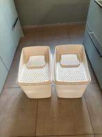 2x big box kattenbak hop in, Dieren en Toebehoren, Ophalen, Gebruikt, Open