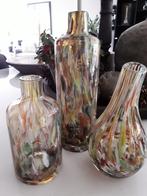 3 Fidrio vaasjes., Huis en Inrichting, Woonaccessoires | Vazen, Ophalen of Verzenden, Overige kleuren, Aardewerk of Porselein