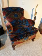 Antieke wingback fauteuil begin 20e eeuw, Ophalen, Zo goed als nieuw, 75 tot 100 cm, 50 tot 75 cm