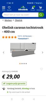 tochtstrook 400x60 NIEUW, Caravans en Kamperen, Ophalen of Verzenden, Zo goed als nieuw
