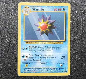 Pokemon kaart Starmie 64/102 beschikbaar voor biedingen