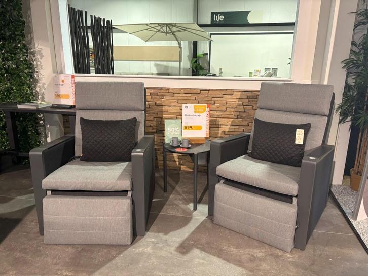 Lounge tuinmeubelen Life tuinmeubelen Alkmaar, Tuin en Terras, Tuinsets en Loungesets, Nieuw, Loungeset, Aluminium, Bank, Bijzettafel