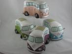 spaarpot groot model autobus in groen roze of paars, Ophalen of Verzenden, Nieuw, Overige materialen, Dier