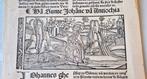 Zeldzaam blad uit 1511 met fraaie houtsnede, Ophalen of Verzenden