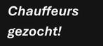chauffeurs dag en nacht gezocht!!, Vacatures, Starter, Overige vormen, MBO, Geschikt als bijbaan