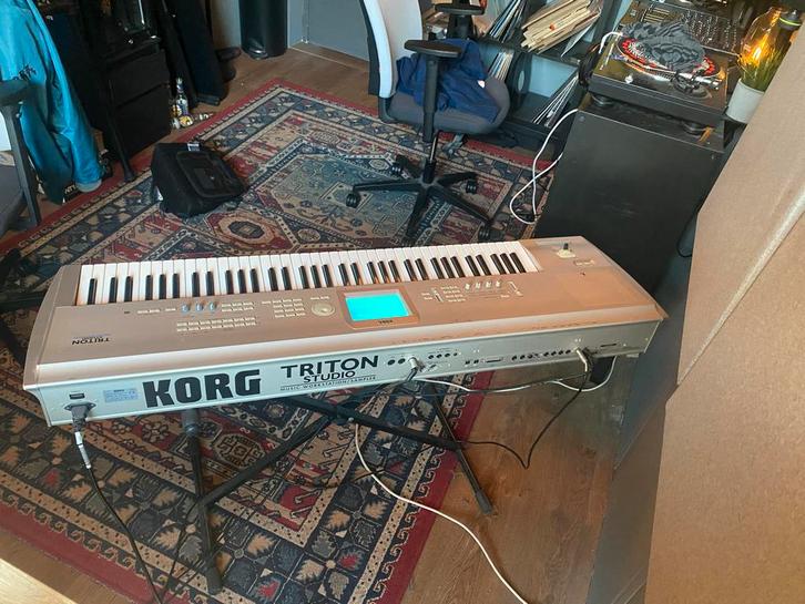 Korg Triton - Klassieke Workstation!, Muziek en Instrumenten, Keyboards, Gebruikt, 61 toetsen, Korg, Aanslaggevoelig, Ophalen
