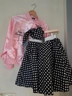Grease Pink Ladies Kostuum - Maat 38/40, Kleding | Dames, Carnavalskleding en Feestkleding, Maat 38/40 (M), Carnaval, Ophalen of Verzenden