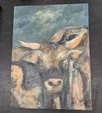 Stier, Antiek en Kunst, Kunst | Schilderijen | Modern, Ophalen
