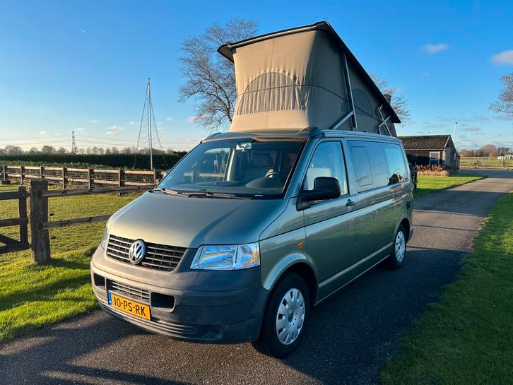 Vw California 2.5tdi 130pk Orgineel NL van 2de eigenaar, Caravans en Kamperen, Campers, Particulier, tot en met 4, Buscamper of Camperbus