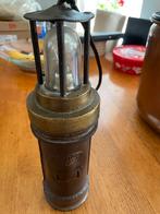 Antieke mijnwerkerslamp - Verzamelaarsobject, Antiek en Kunst, Ophalen of Verzenden