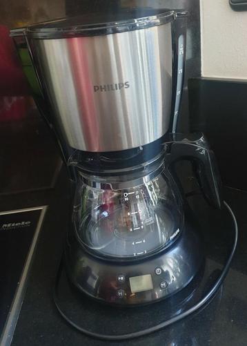 Philips Koffiezetapparaat met timer - Zwart- goed werkend! beschikbaar voor biedingen