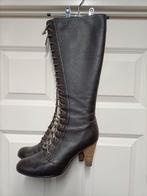 Prachtige leren rijglaarzen laarzen, Kleding | Dames, Schoenen, Ophalen of Verzenden, Zo goed als nieuw, Bruin