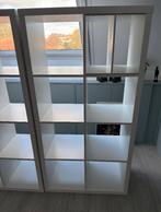 Te koop kallax kasten van ikea wit, Ophalen, Met plank(en), Gebruikt, 100 tot 150 cm