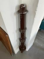 Oude straatpaal, afzetpaal, gietstalen metalen paal, Tuin en Terras, Palen, Balken en Planken, Ophalen, Gebruikt, Minder dan 180 cm