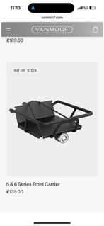 Vanmoof Front Rack S5/A5 - New in Box, Ophalen, Nieuw, Kinderkar, 80 kg of meer
