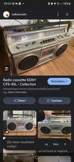 Cassetespeler, Ophalen, Gebruikt, Radio