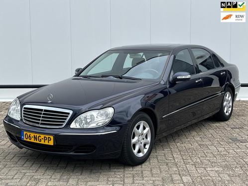 Mercedes-Benz S-klasse 500 Lang, Youngtimer dealeronderhoude, Auto's, Mercedes-Benz, Bedrijf, Te koop, S-Klasse, ABS, Airbags