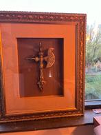 Mooie Tibetaanse voirwerp van geluk in de lijst, Antiek en Kunst, Ophalen