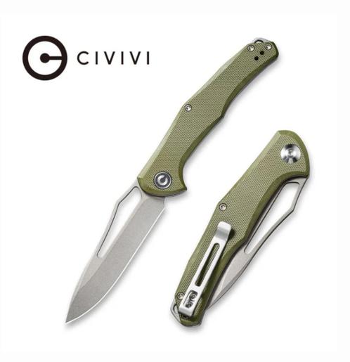 CIVIVI Fracture C2009A Slip Joint & Thumb Hole Knife G10 Han, Caravans en Kamperen, Kampeergereedschap, Nieuw, Ophalen of Verzenden