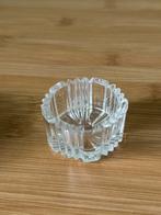 Waxinelichthouder glas, Antiek en Kunst, Antiek | Glas en Kristal, Ophalen of Verzenden
