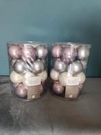 Kerstballen roze, zilver, wit 40st, Diversen, Kerst, Ophalen, Gebruikt