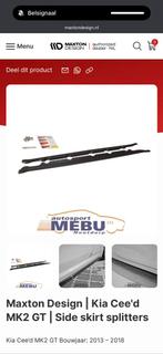 Kia Cee'd MK2 GT Sideskirt Splitters, Ophalen, Kia, Bumper, Nieuw