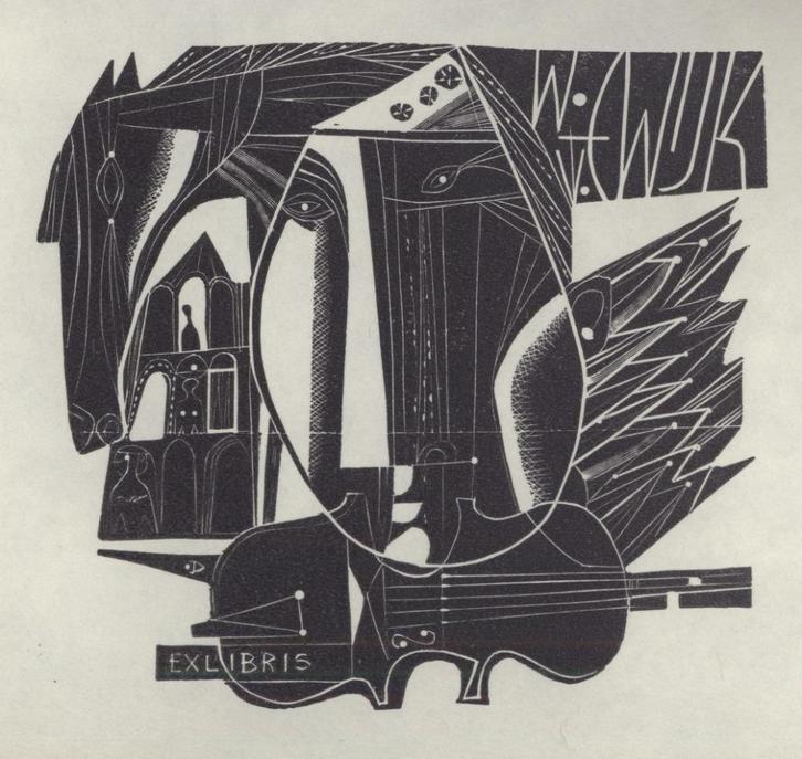 0010 Ex Libris Nederland : Jan van Doorn, z.j., Antiek en Kunst, Kunst | Etsen en Gravures, Verzenden