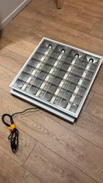 Rasterarmatuur met TL-buizen - 20 stuks beschikbaar, Ophalen, Zo goed als nieuw, Minder dan 50 watt