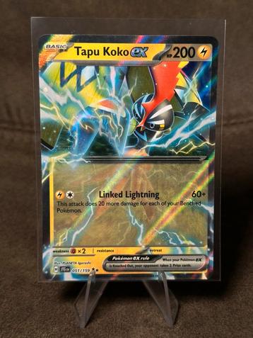 Tapu Koko Ex #51 051/159 (Pokemon Journey Together) beschikbaar voor biedingen