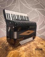 Fisart Ravel II B - Compacte Musette Accordeon, Muziek en Instrumenten, Accordeons, Gebruikt, 72-bas, Toetsaccordeon, Met riemen