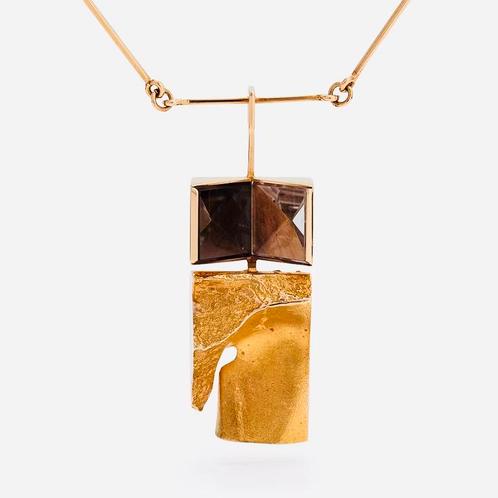 Björn Weckström lapponia gold chain Narcissios, Sieraden, Tassen en Uiterlijk, Kettingen, Zo goed als nieuw, Goud, Goud, Met edelsteen