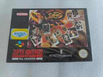 SEALED NINTENDO WORLD BOXING LEGENDS OF THE RING SNES beschikbaar voor biedingen