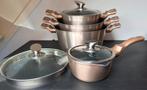Schitterende berlinger haus complete pannenset rose goud, Huis en Inrichting, Keuken | Potten en Pannen, Ophalen, Gebruikt, Overige materialen