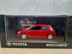 Toyota Corolla T Sport Rood 2004 Minichamps 1:43 (incl ovp), Ophalen of Verzenden, Zo goed als nieuw, Auto, MiniChamps