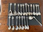 19 vintage verzilverde lepeltjes, Antiek en Kunst, Antiek | Bestek, Ophalen of Verzenden