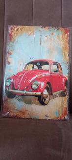Blikken bord Volkswagen Kever - 20x30 cm, Verzamelen, Ophalen of Verzenden