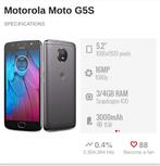 Motorola moto G5S, Overige modellen, Ophalen of Verzenden, Zo goed als nieuw, Zwart