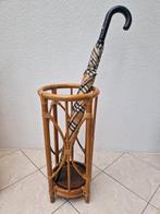 Vintage rotan paraplubak aanbieding!, Ophalen of Verzenden, Metaal