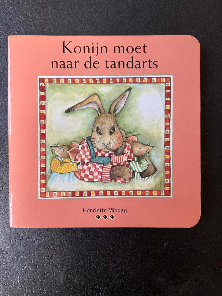 Konijn moet naar de tandarts - Henriette Middag, Boeken, Kinderboeken | Baby's en Peuters, Zo goed als nieuw, 2 tot 3 jaar, Uitklap-, Voel- of Ontdekboek