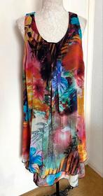 Kleurige lange tuniek/jurk maat 50[v]