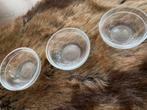 3 theebakjes schaaltjes doorsnee 7 cm van DURALEX, Ophalen of Verzenden, Gebruikt