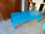 Salontafel, koopje. Klassiek model, turquoise, 120 x 60 x 40, Huis en Inrichting, Tafels | Salontafels, Ophalen, 100 tot 150 cm